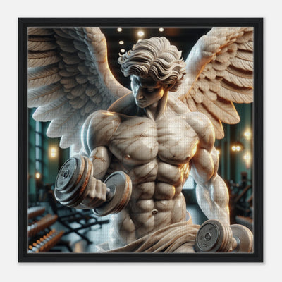 Gerahmte Leinwand für das moderne Home Gym - Kraftsport, Proteine, Stärke, Bodybuilding