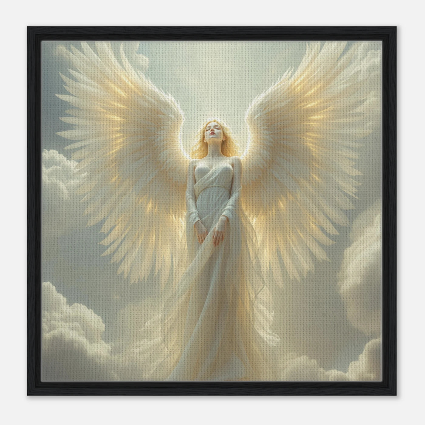 Christlicher Engel aus der Bibel. Gemälde aus der Kirche