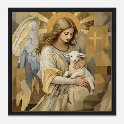 Christlicher Schutzengel mit Schaf 