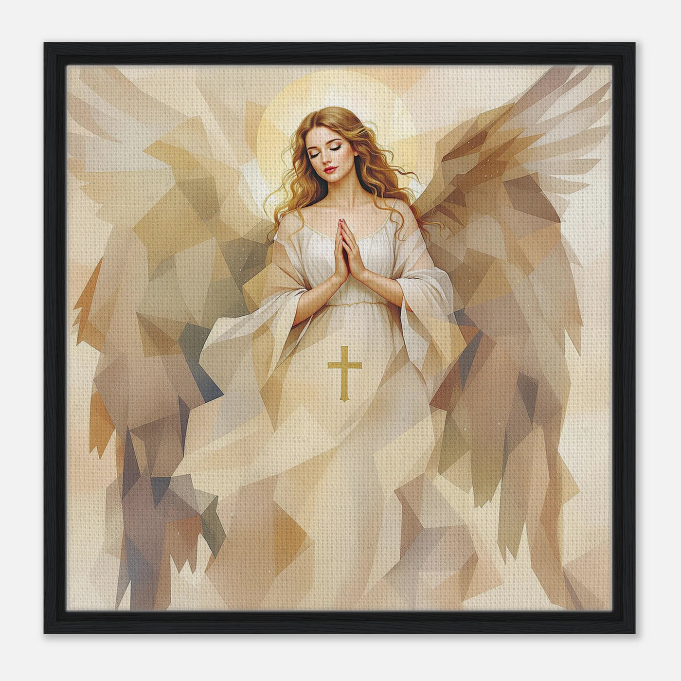 Christlicher Schutzengel mit Kreuz