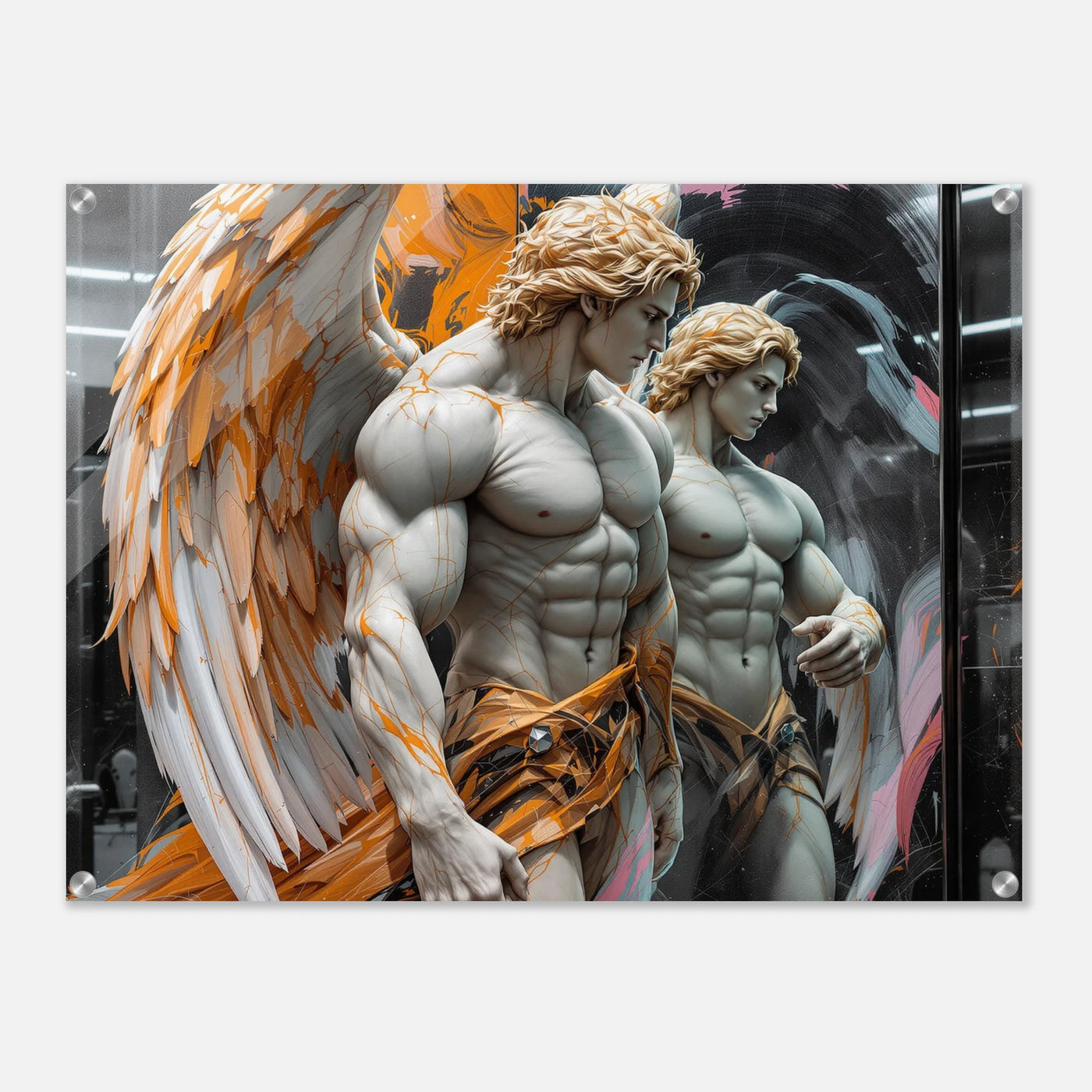 Antike Gottheit als olympische Marmorfigur