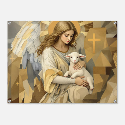 Das kleine Lamm hat seinen eigenen Schutzengel