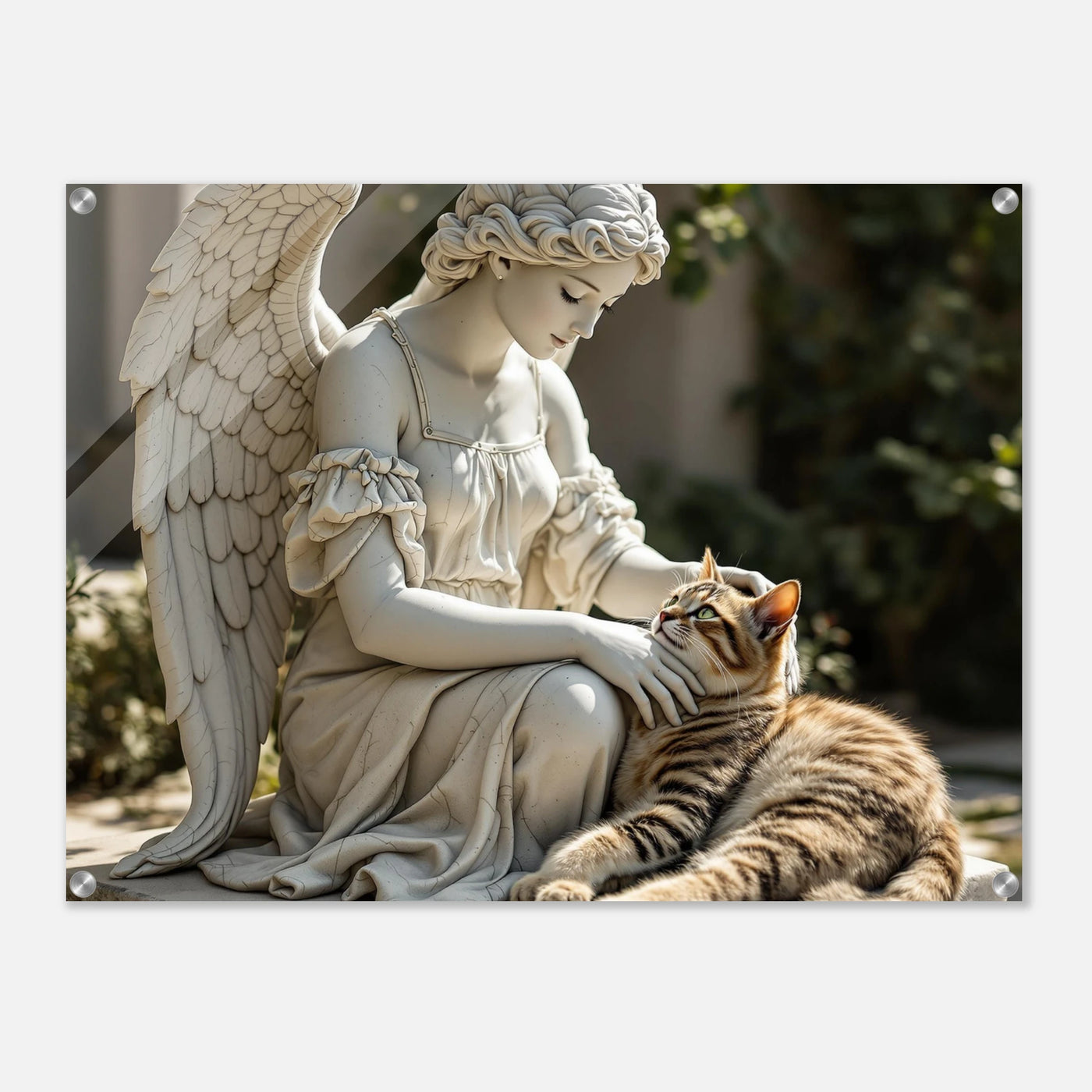 Geschenk für Katzenbesitzer und Fans von Engeln mit Katzen