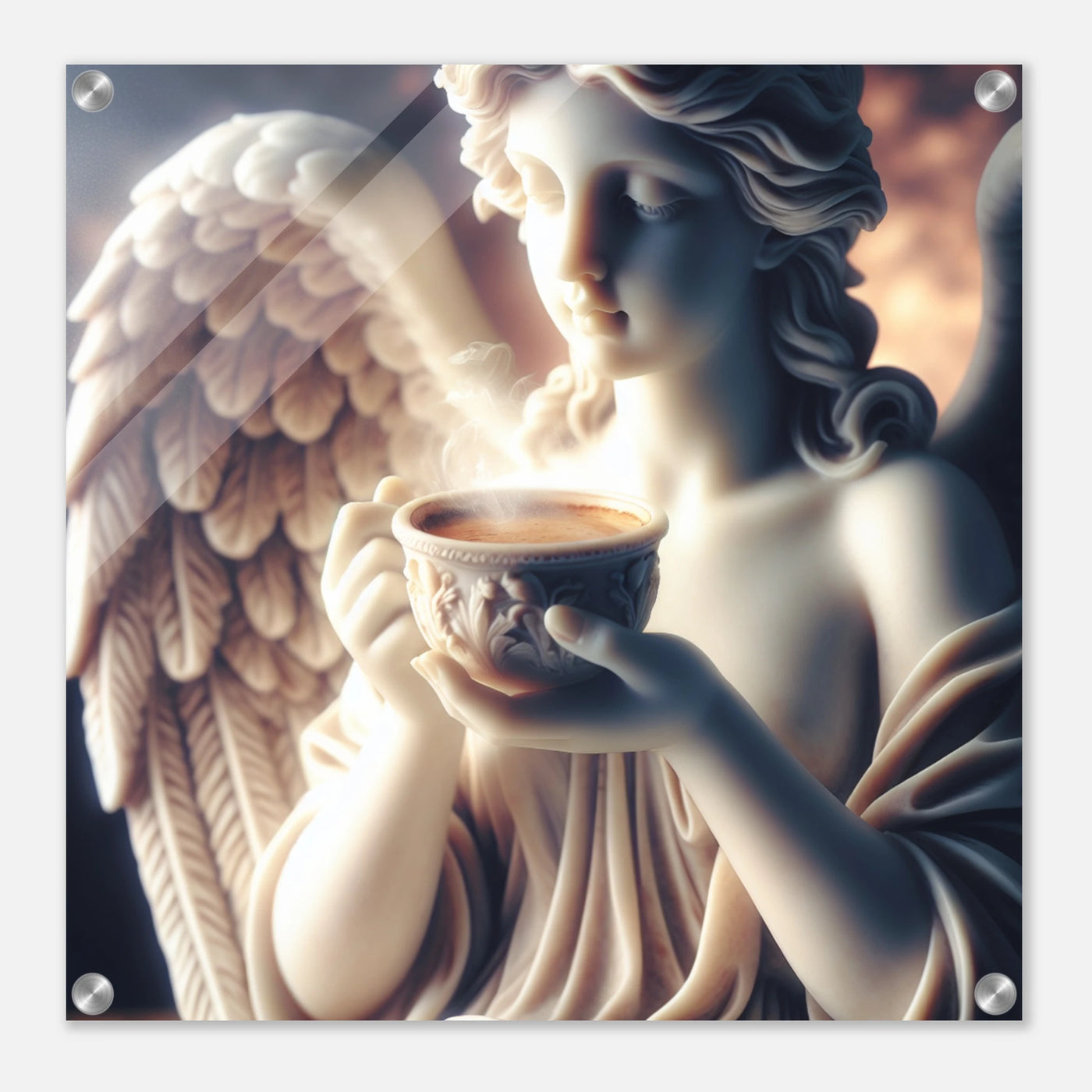 Engelbild - Zeitlose Schönheit aus Stein und Marmor. Sie leben ihren Alltag und das tägliche Leben in purer Eleganz. 