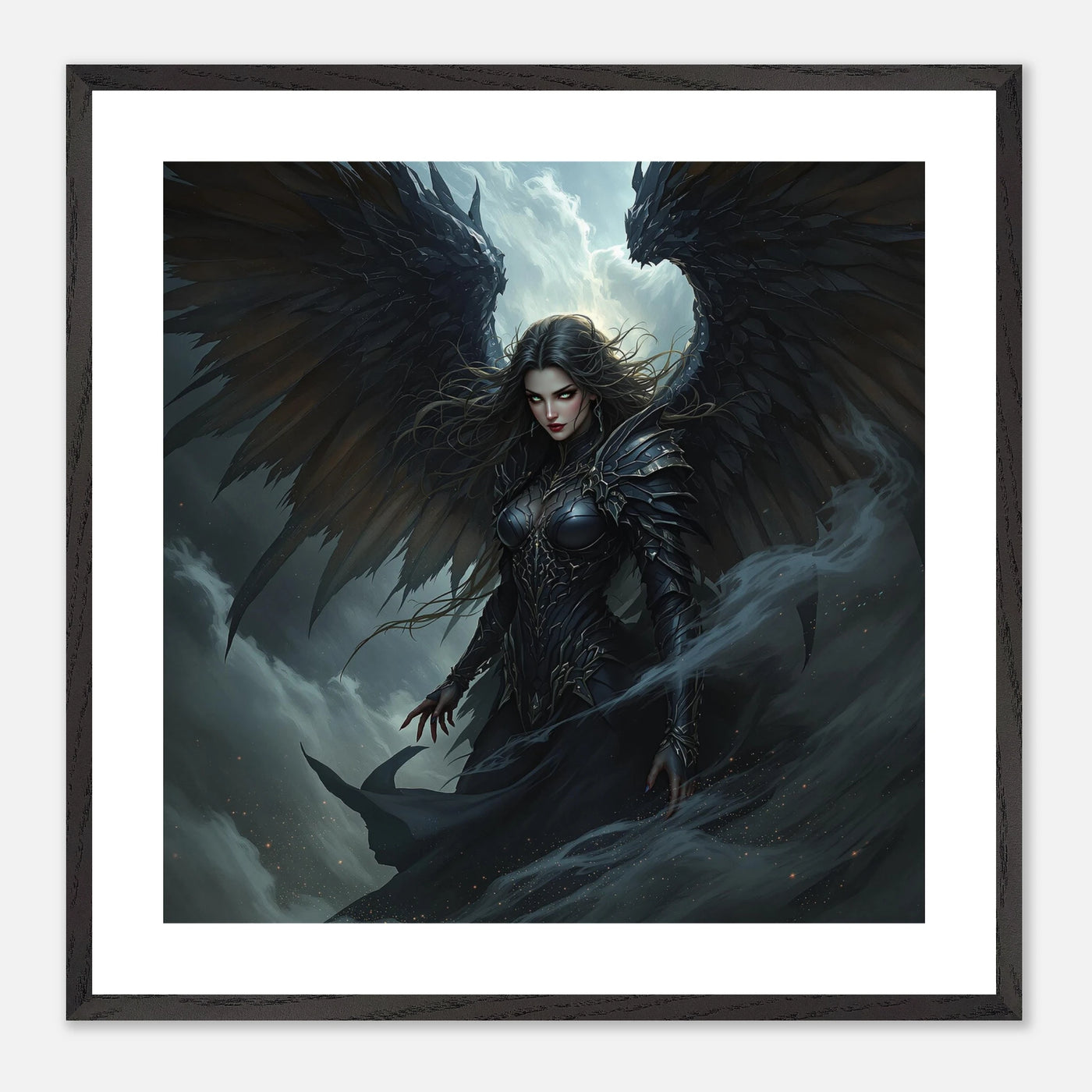 Dark Fantasy Engel als edle Kriegerin